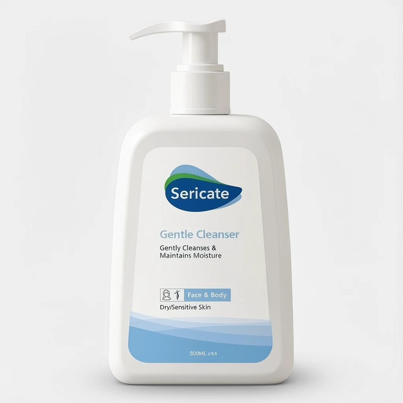 کرم شستشو سری کیت مدل Gentle حجم 500 میلی لیتر