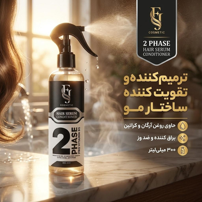 اسپری دو فاز مو اف جه مدل پرو ویتامین حجم 300 میلی لیتر