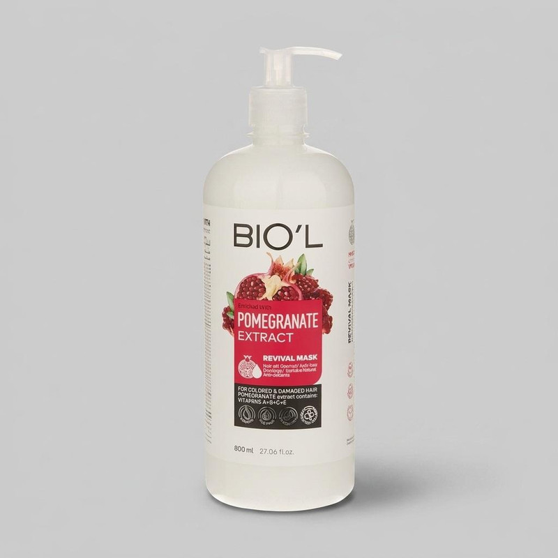 ماسک مو بیول مدل Pomegranate حجم 800 میلی لیتر