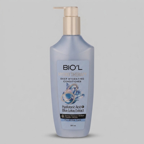 نرمکننده مو بیول مدل Blue Lotus مناسب برای انواع مو حجم 300 میلیلیتر