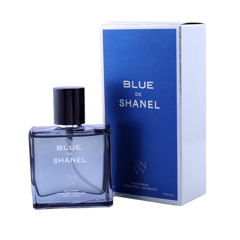 عطر جیبی مردانه ان وی مدل بلو چنل حجم 25 میلی لیتر