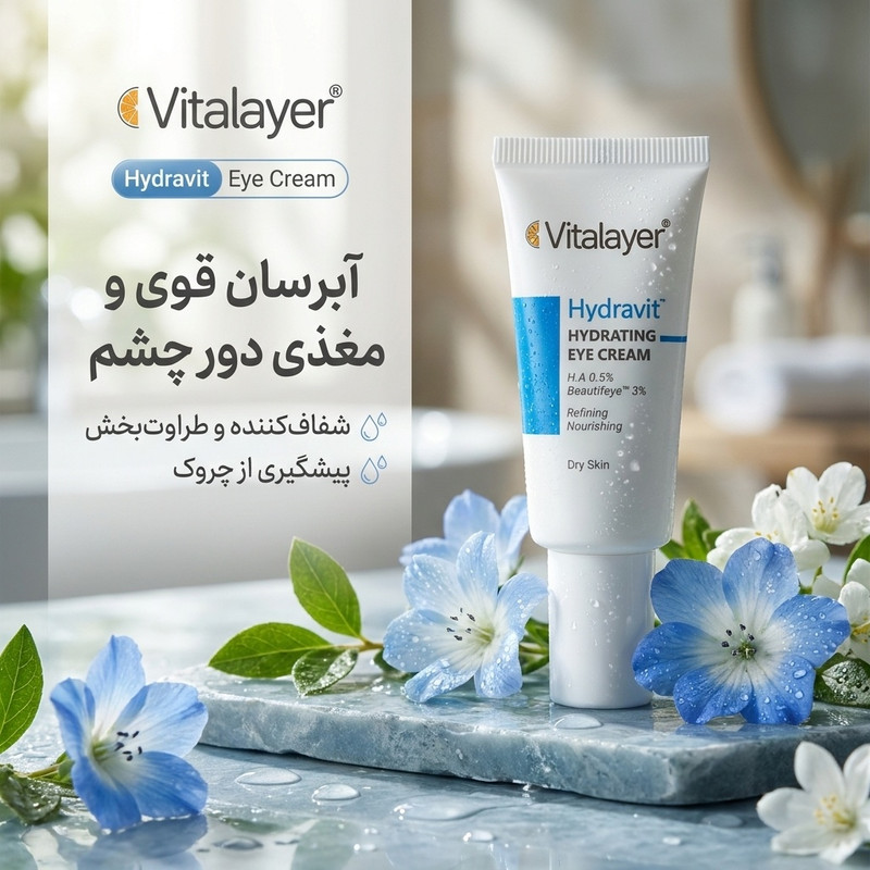 کرم دور چشم ویتالیر مدل Hydravit حجم 20 میلی لیتر