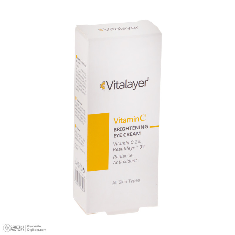 کرم دور چشم ویتالیر مدل Vitamin C حجم 20 میلی لیتر
