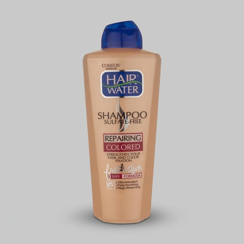 شامپو مو رنگ شده بدون سولفات کامان مدل Repairing حجم 400 میلی‌لیتر، تقویت‌کننده و ترمیم‌کننده